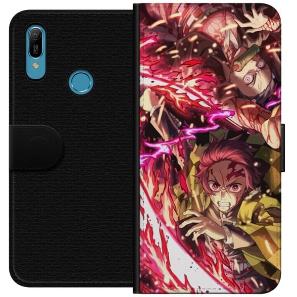 Huawei Y6 (2019) Lompakkokotelo Demon Slayer