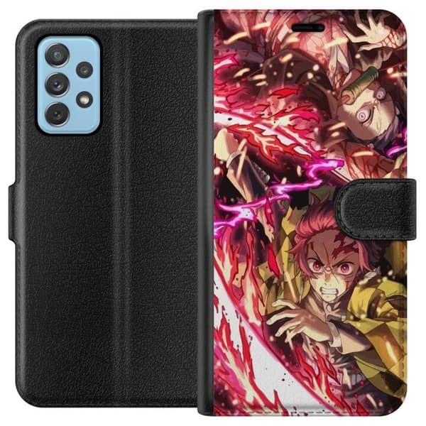 Samsung Galaxy A52 5G Lommeboketui Demon Slayer
