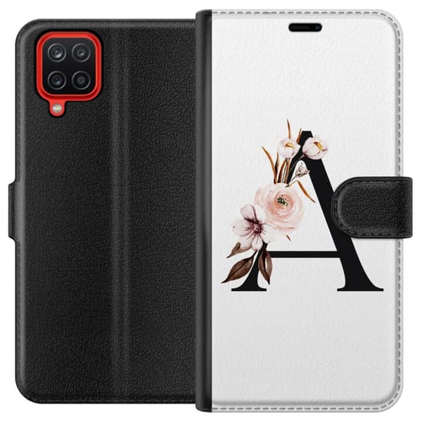 Samsung Galaxy A12 Lommeboketui Bokstaver