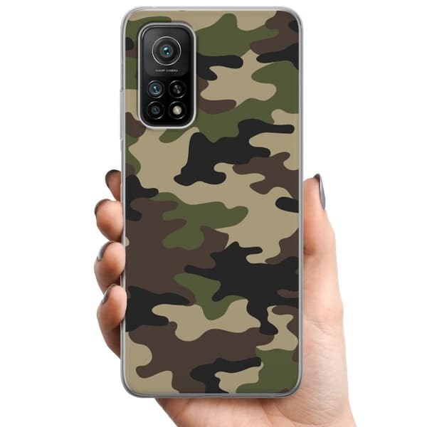 Xiaomi Mi 10T 5G TPU Mobilcover Skov camo