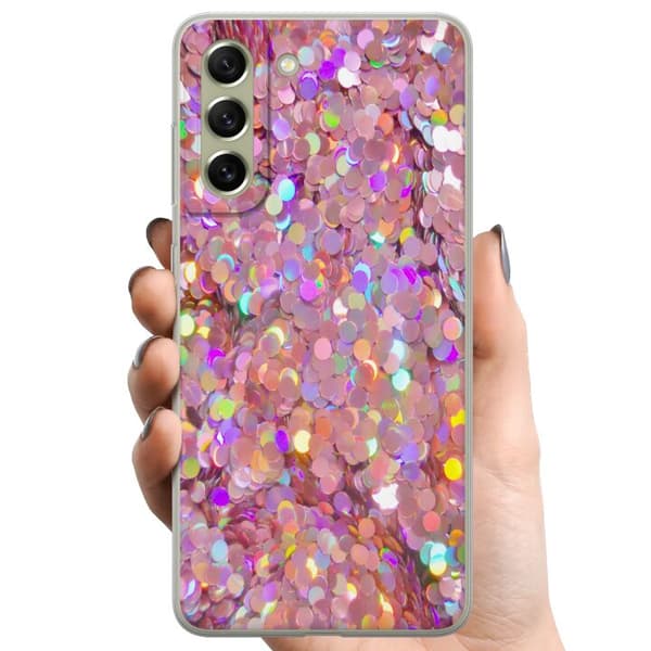 Samsung Galaxy S21 FE 5G TPU Mobilskal Glitter