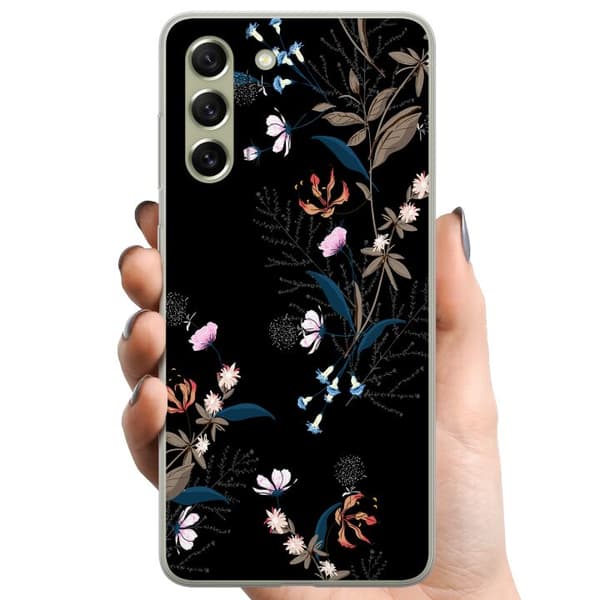 Samsung Galaxy S21 FE 5G TPU Mobilskal Blommor