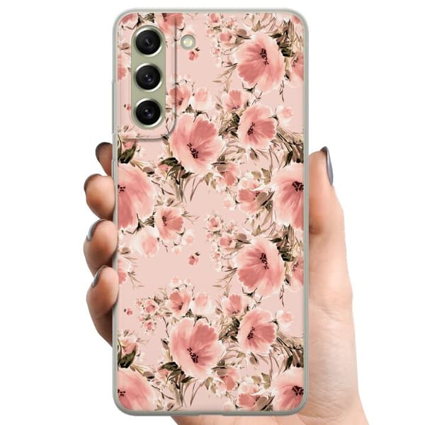 Samsung Galaxy S21 FE 5G TPU Mobilskal Blommor
