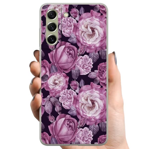Samsung Galaxy S21 FE 5G TPU Mobilskal Blommor