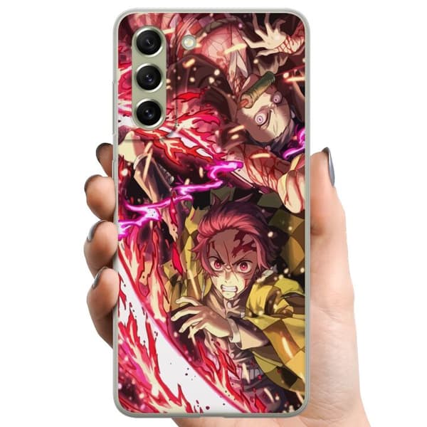 Samsung Galaxy S21 FE 5G TPU Mobildeksel Demon Slayer
