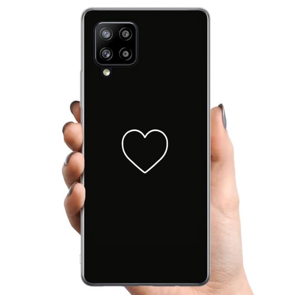 Samsung Galaxy A42 5G TPU Mobildeksel Hjerte