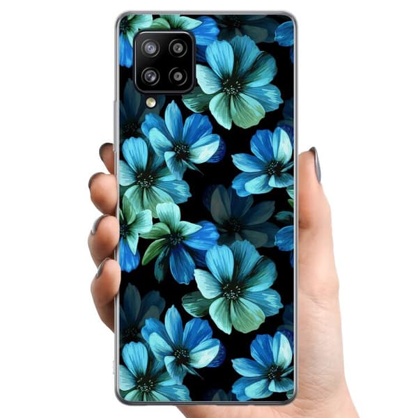 Samsung Galaxy A42 5G TPU Mobildeksel Blomster