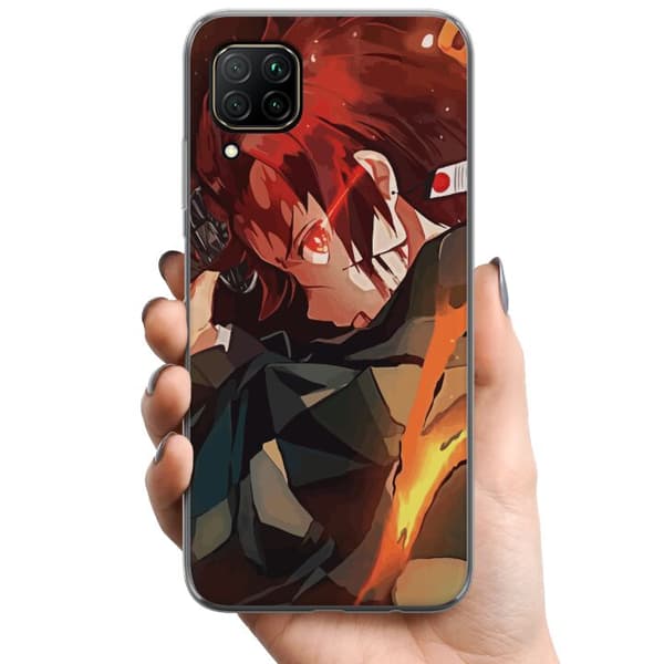 Huawei P40 lite TPU Mobildeksel Demon Slayer