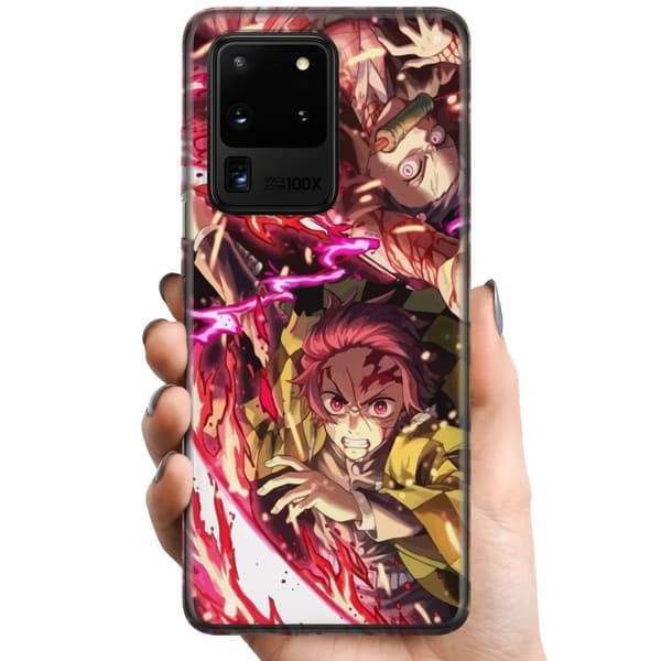 Samsung Galaxy S20 Ultra TPU Matkapuhelimen kuori Demon Slayer
