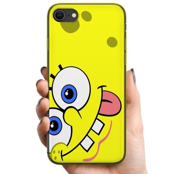Apple iPhone SE (2020) TPU Mobildeksel SpongeBob Fyrkant