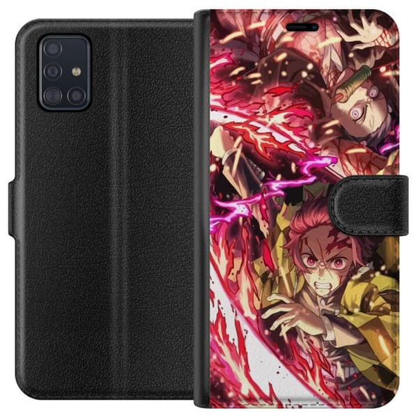 Samsung Galaxy A51 Lommeboketui Demon Slayer