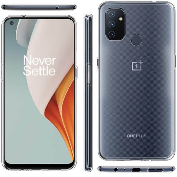 Silikondeksel gjenomsiktig OnePlus Nord N100