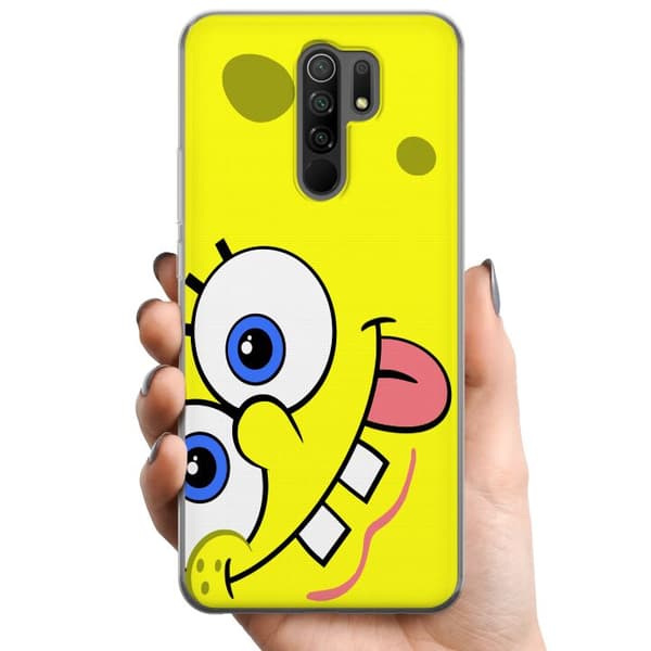 Xiaomi Redmi 9 TPU Mobilcover SpongeBob Fyrkant