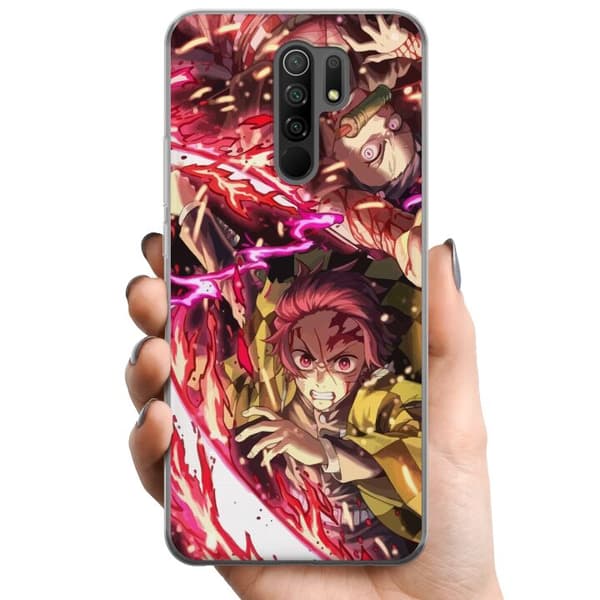 Xiaomi Redmi 9 TPU Mobilcover Demon Slayer