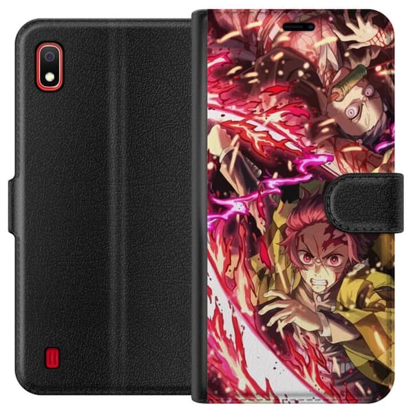 Samsung Galaxy A10 Lompakkokotelo Demon Slayer