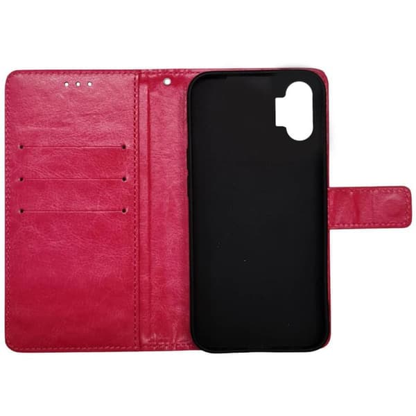 Wallet cover 3-kort Nothing Phone (2) - Lyserød