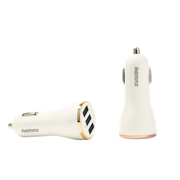 REMAX billaddare Dolfin RCC-303 3xUSB 3.4A : Färg - Vit