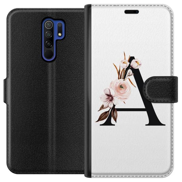 Xiaomi Redmi 9 Lommeboketui Bokstaver