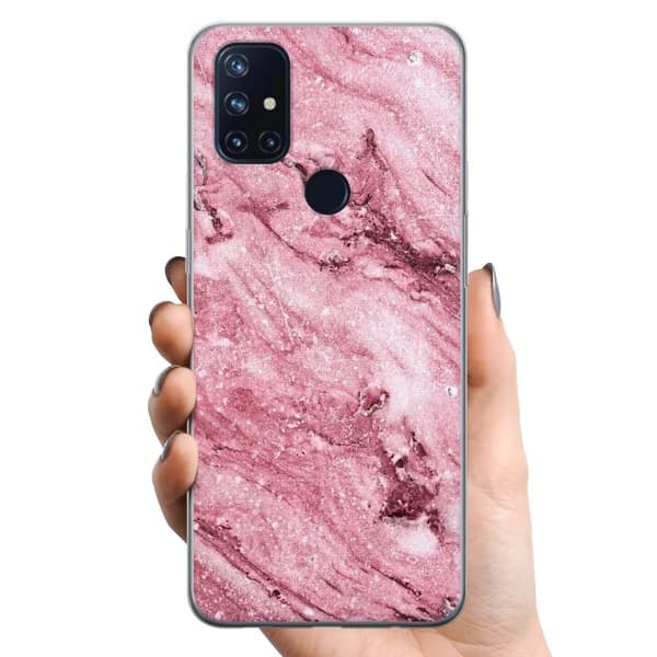 OnePlus Nord N10 5G TPU Mobilskal Rosa