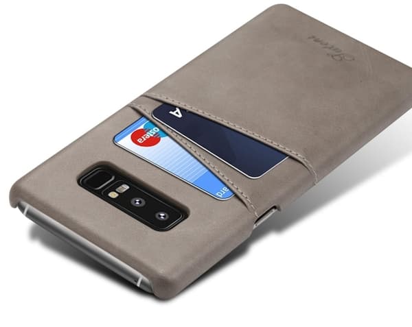 Samsung Galaxy Note8 skal fodral skydd skinn kort visa mastercard