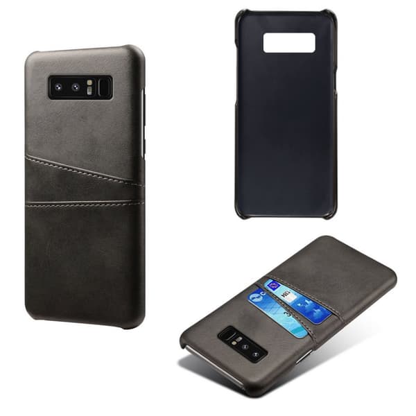 Samsung Galaxy Note8 skal fodral skydd skinn kort visa mastercard