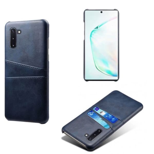 Samsung Note10 skal fodral skydd skinn kort visa mastercard