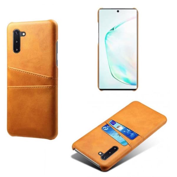 Samsung Note10 skal fodral skydd skinn kort visa mastercard