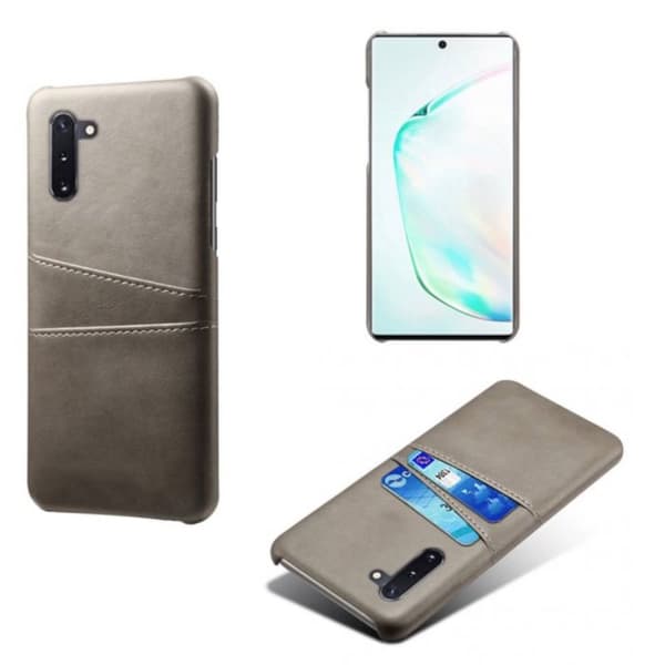 Samsung Note10 skal fodral skydd skinn kort visa mastercard
