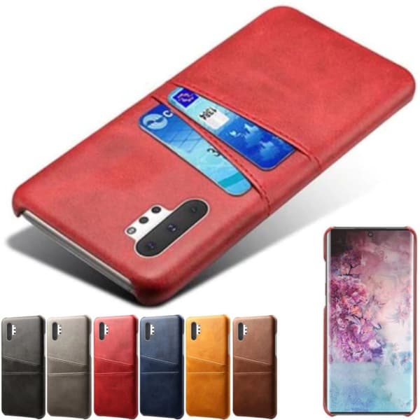 Samsung Galaxy Note10+ skal kort Röd