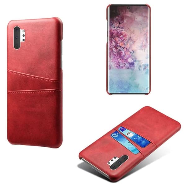 Samsung Note10 Plus skal fodral skydd skinn kort kredit visa