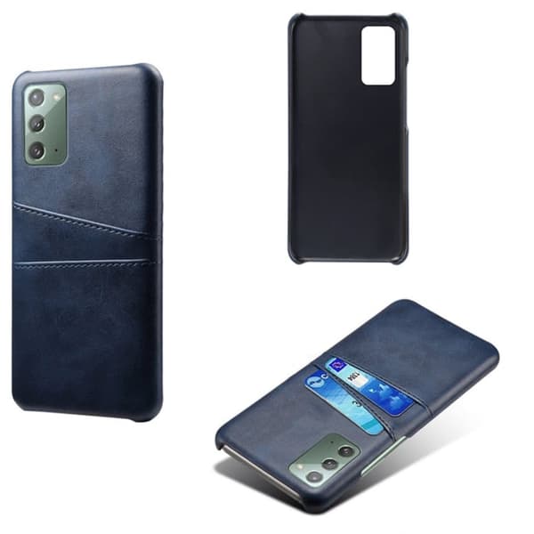 Samsung Note20 skal fodral skydd skinn kort visa mastercard