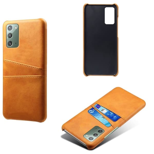 Samsung Note20 skal fodral skydd skinn kort visa mastercard