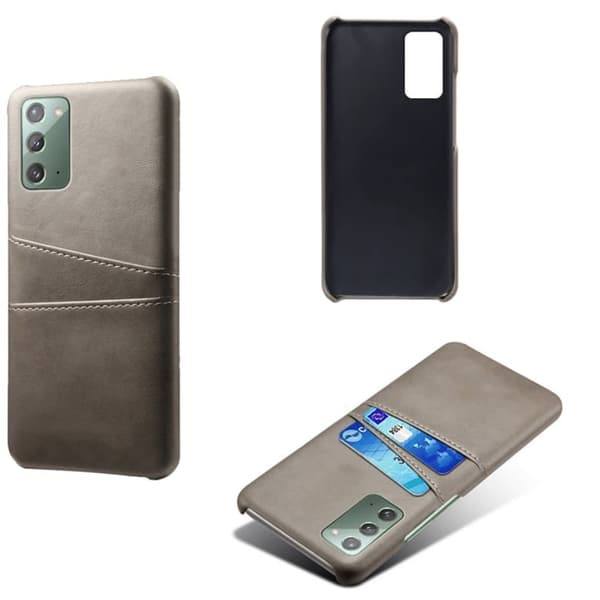 Samsung Note20 skal fodral skydd skinn kort visa mastercard