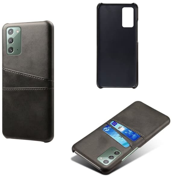 Samsung Note20 skal fodral skydd skinn kort visa mastercard