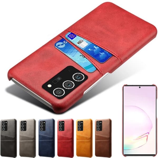 Samsung Galaxy Note20 Ultra skal kort Röd