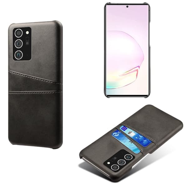 Samsung Note20 Ultra skal fodral skydd skinn kort kredit visa