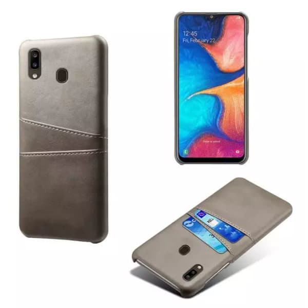 Samsung A40 skal fodral skydd skinn kort visa mastercard
