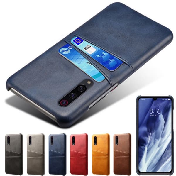 Samsung Galaxy A50 skal fodral skydd skinn kort visa amex