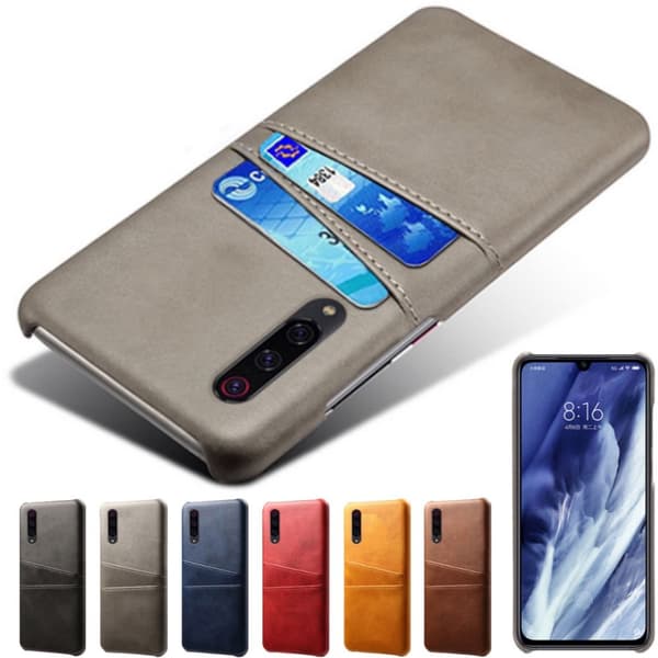Samsung Galaxy A50 skal fodral skydd skinn kort visa amex