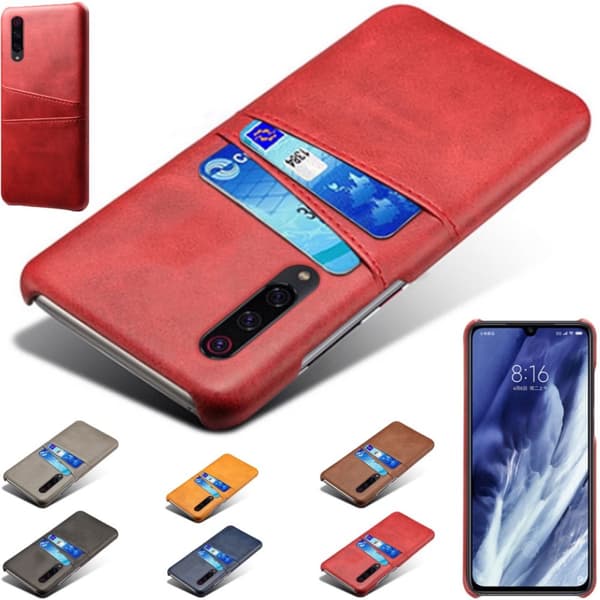 Samsung Galaxy A70 skal fodral skydd skinn kort kredit visa