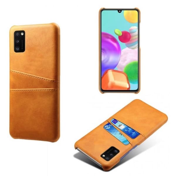 Samsung Galaxy A41 skal fodral skydd skinn kort visa amex