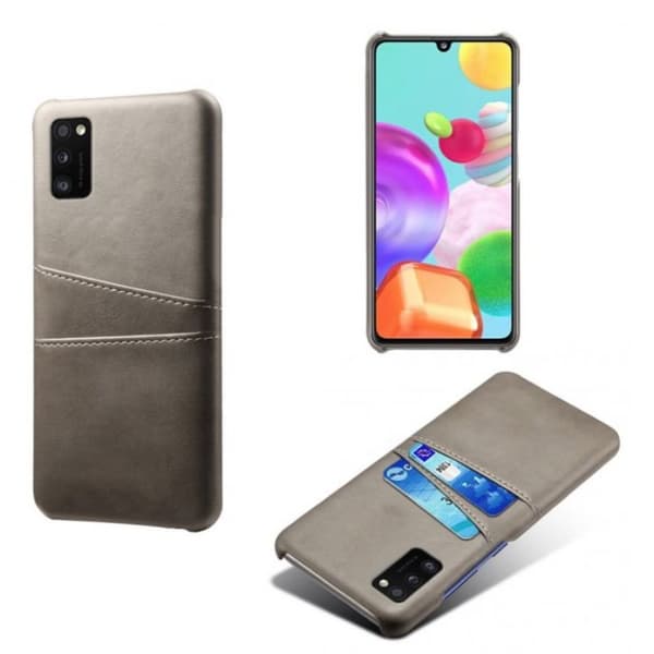 Samsung Galaxy A41 skal fodral skydd skinn kort visa amex