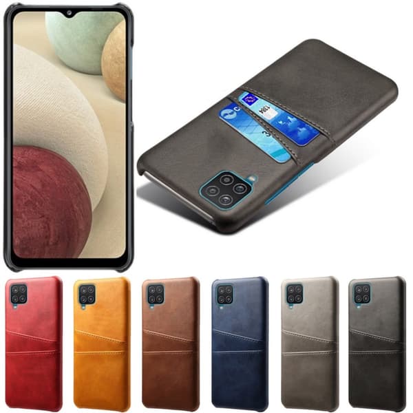 Samsung Galaxy A42 skal fodral skydd skinn kort visa amex