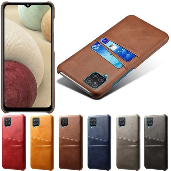 Samsung Galaxy A42 skal fodral skydd skinn kort visa amex