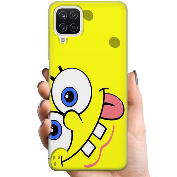 Samsung Galaxy A12 TPU Matkapuhelimen kuori SpongeBob Fyrkant