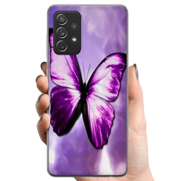 Samsung Galaxy A52 5G TPU Mobilcover Fjærilt