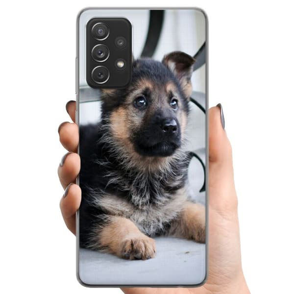 Samsung Galaxy A52 5G TPU Mobilskal Schäfer Puppy
