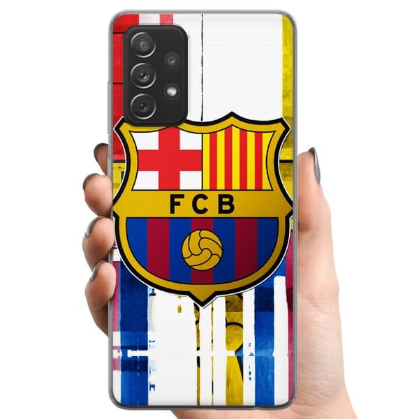 Samsung Galaxy A52 5G TPU Matkapuhelimen kuori FC Barcelona