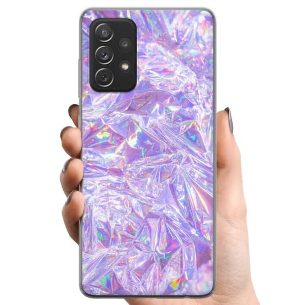 Samsung Galaxy A52 5G TPU Matkapuhelimen kuori Hologeeniset timantit