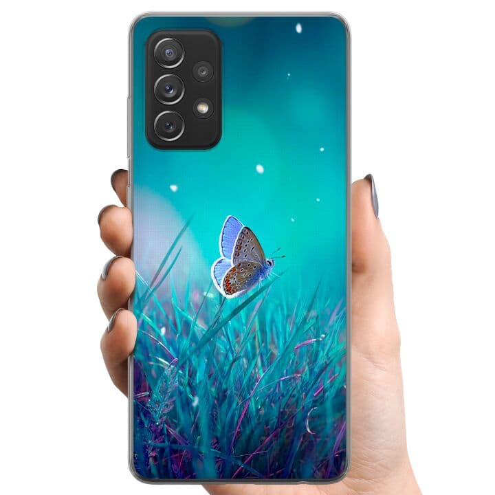 Samsung Galaxy A52 5G TPU Mobilskal Magical Butterfly